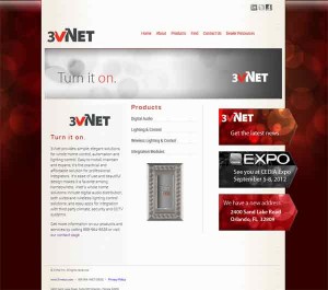 Image of 3vNet Website