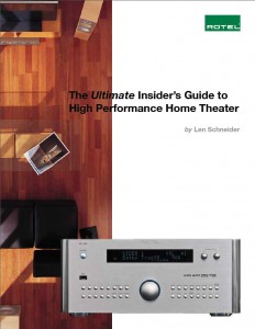 Cover of Rotel's Ultimate Insider's Guide to High-End Home Theater