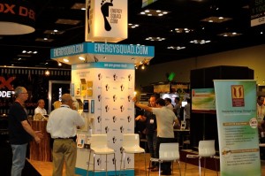 Phot of the Energy Squad Booth at CEDIA Expo