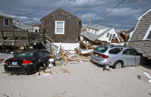 Photo of New Jersey shore devastation
