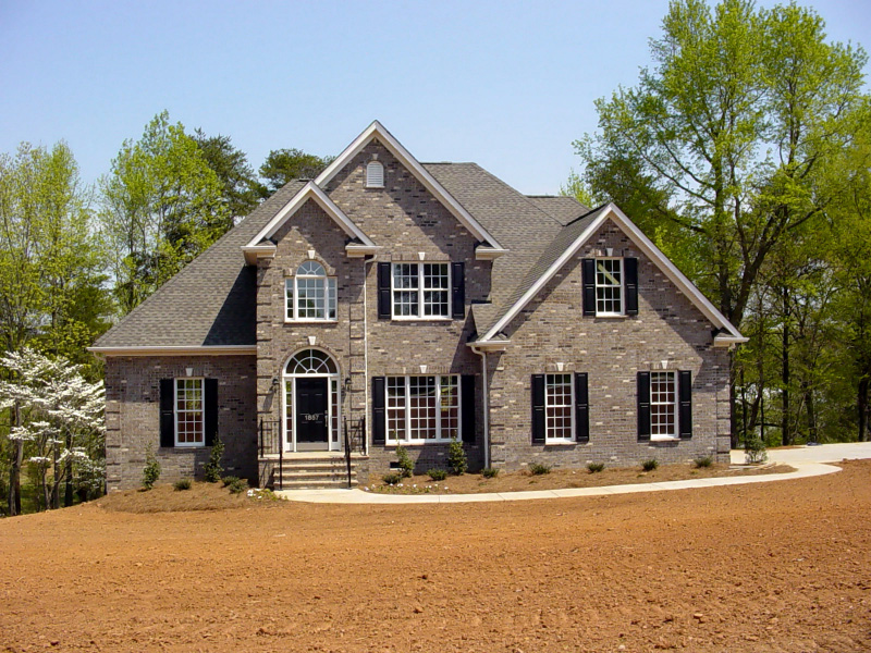 Photo of newly constructed home in housing