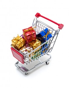 Photo of Gifts in Shopping Cart