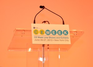 2013 CE Week logo & podium