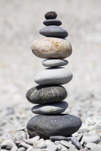 Photo of balanced rocks