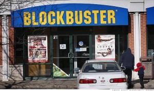 Photo of Blockbuster video store