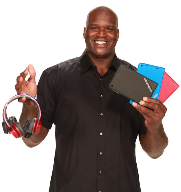 Photo of Shaquille O'Neal with Monster Products