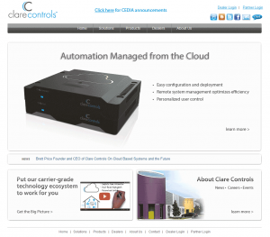 Clare Controls website