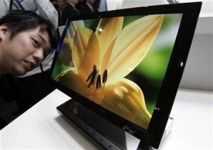 Photo of early Sony OLED