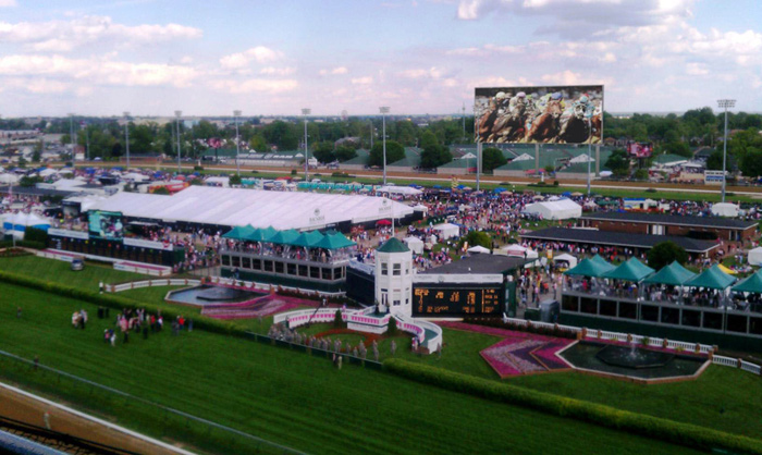 Rendering of Churchill Downs Display