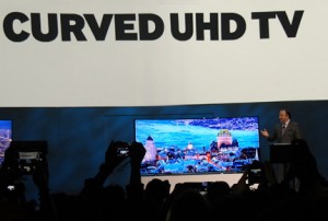 Photo of Samsung's Curved TV Unveiling