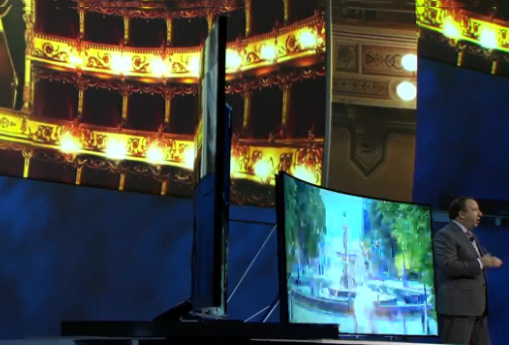 Samsung's curved TV
