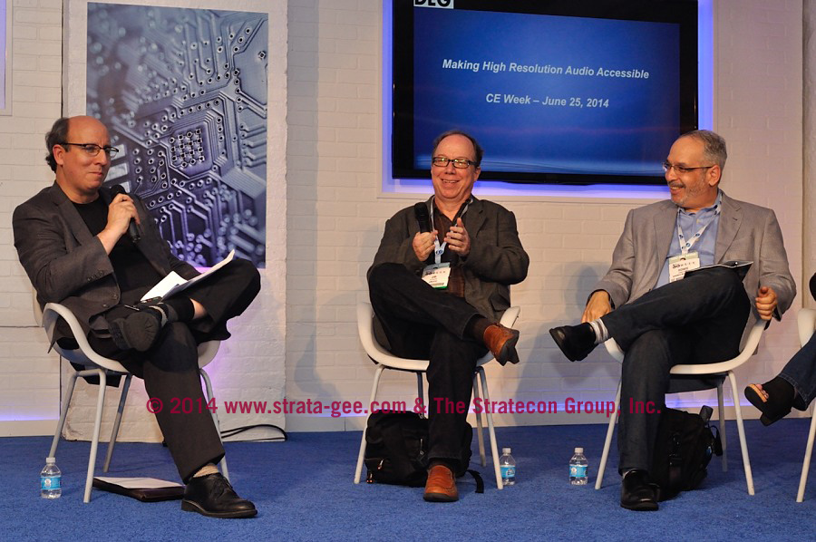 Photo of high resolution audio panel at CE Week 2014