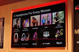 Photo showing Monster headphones for women