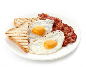 Photo of bacon and eggs