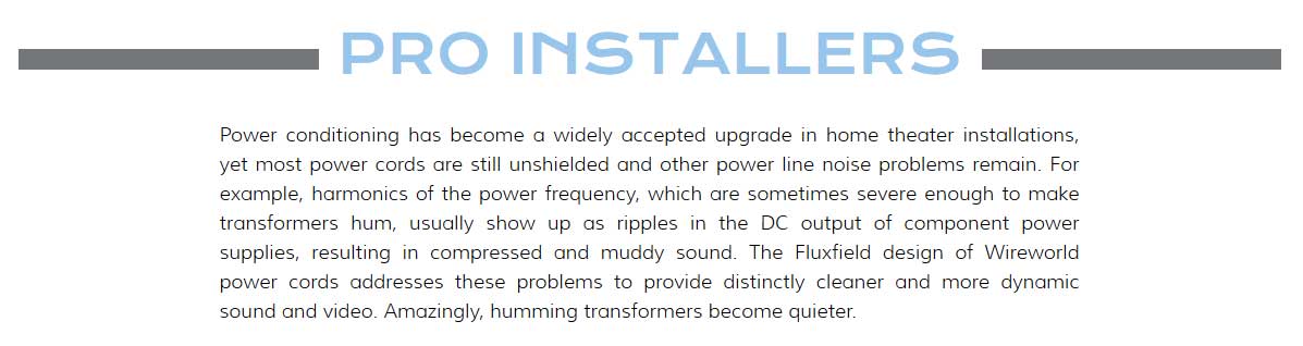 Wireworld pro installer info