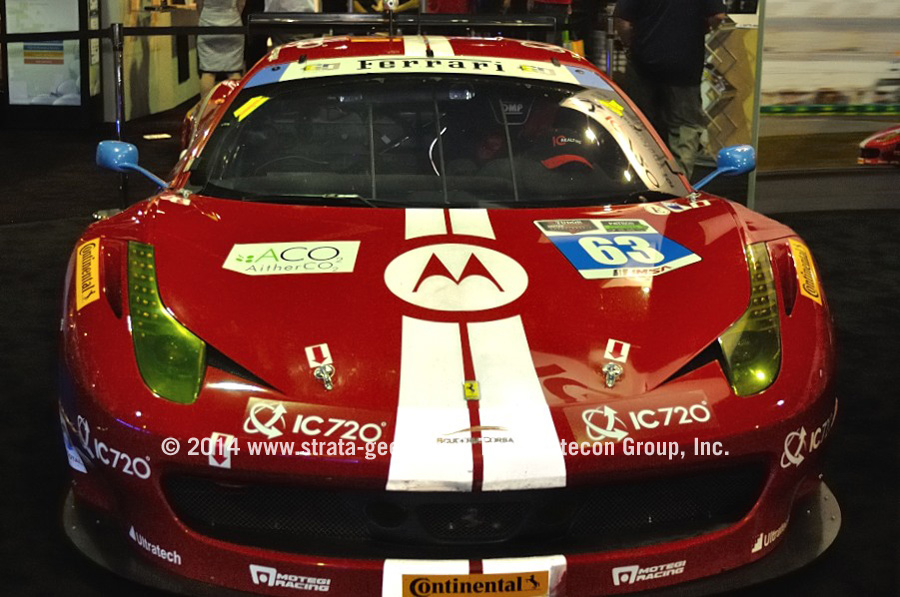 Photo of IC Realtimes race car at CEDIA