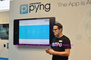 Photo of Ackmann introducing Pyng