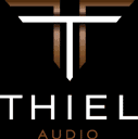New Thiel logo black background