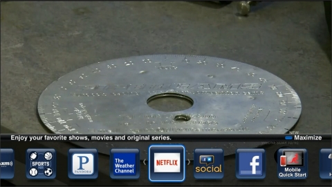 Dish quick launch bar