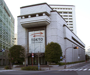 Exterior of the Tokyo Stock Exchange