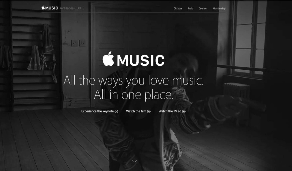 Apple Music website