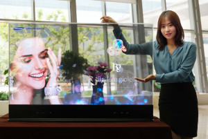 Photo of Samsung Display's new transparent display