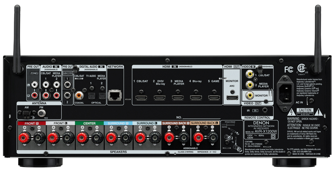 Back of X1200W