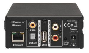 Photo of XSource rear panel