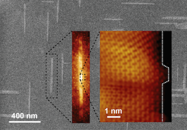 Image of graphene nanoribbons