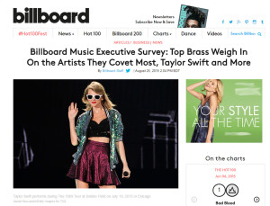 Billboard website