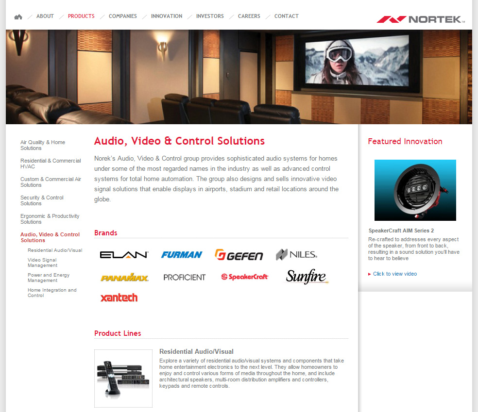 Image from Nortek website