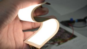 Flexible OLED lighting panel