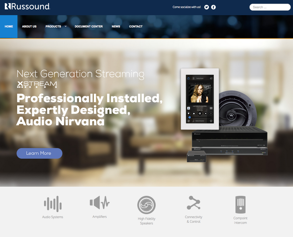 Russound's website