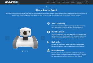 iPatrol Website page