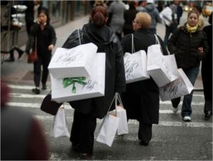 Photo of shoppers