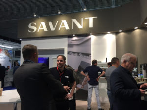 Photo of Savant "stand" at ISE 2017