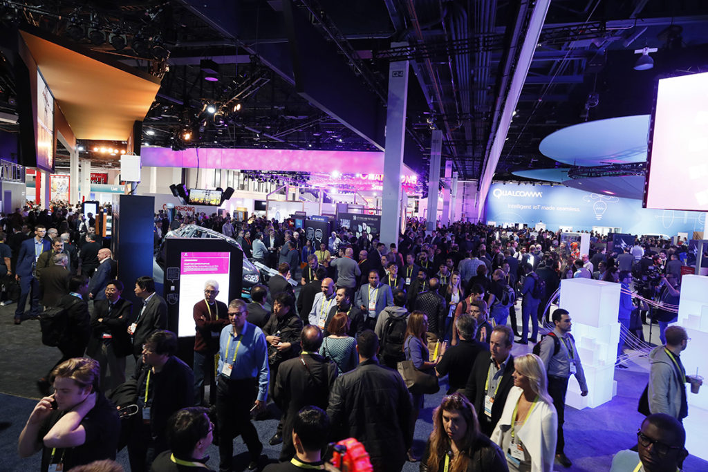 Photo of past CES show floor