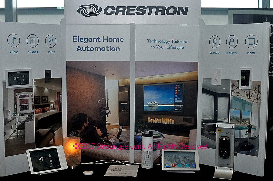 Photo of Crestron display