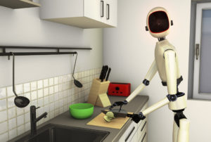 A housekeeping robot