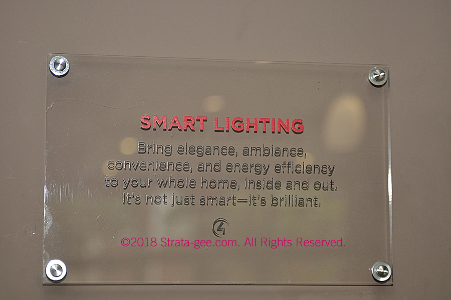 Control4 Smart Lighting sign