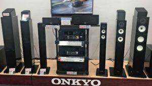 Onkyo system on display in Japan