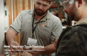 New Takes on Tech Training graphic