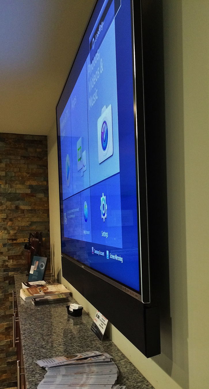 Soundbar mount for 75 inch best sale tv