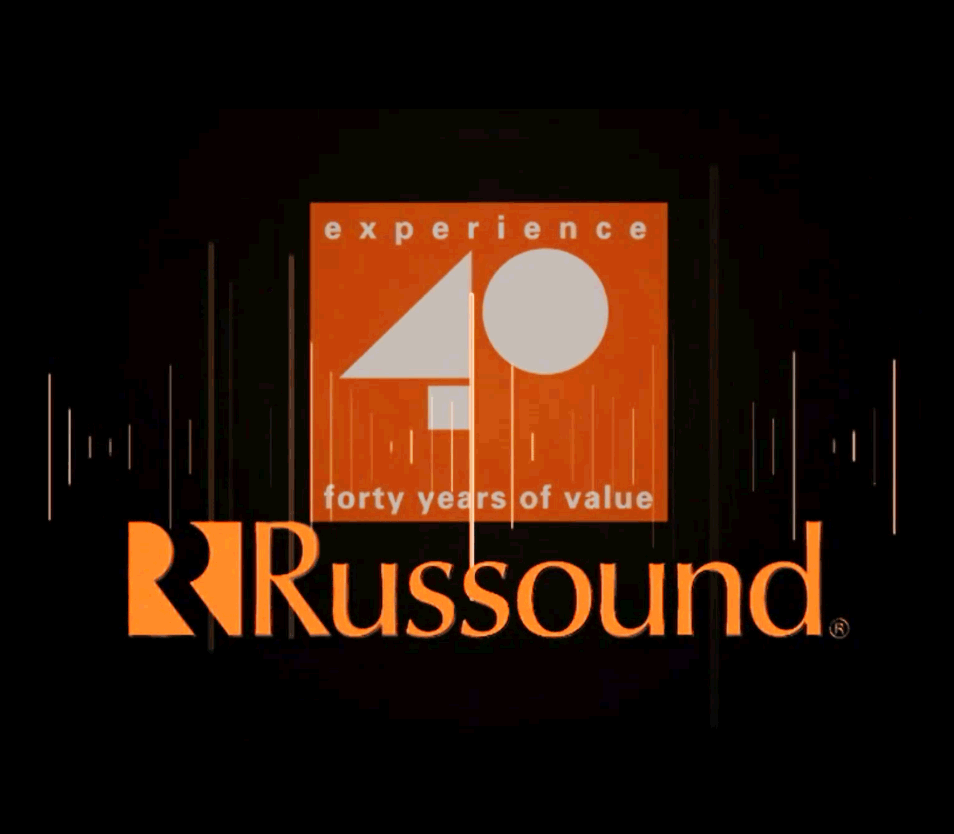 Title page to Russound 40th Anniversary video