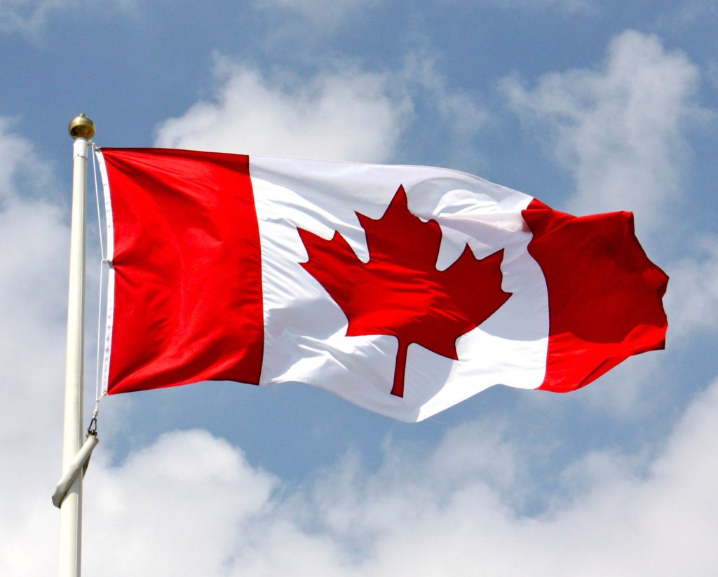 Photo of Canadian flag