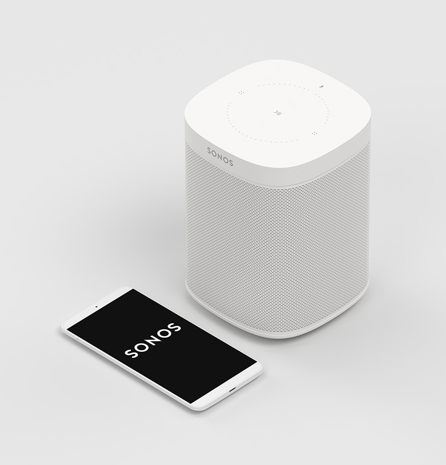 Photo of Sonos One in white finish