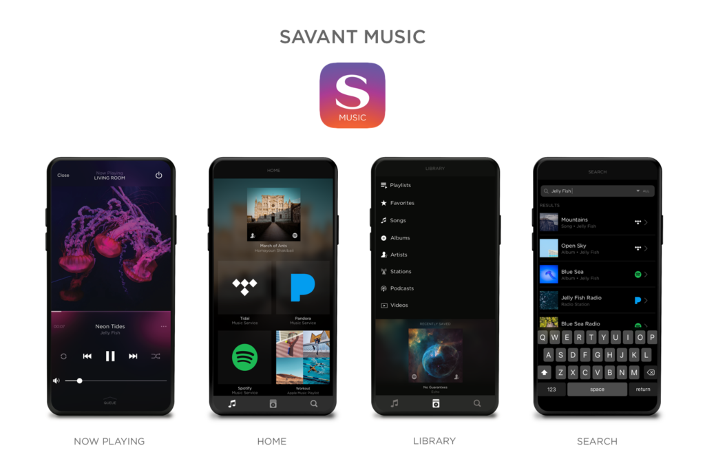 Photo of Savant's Music app