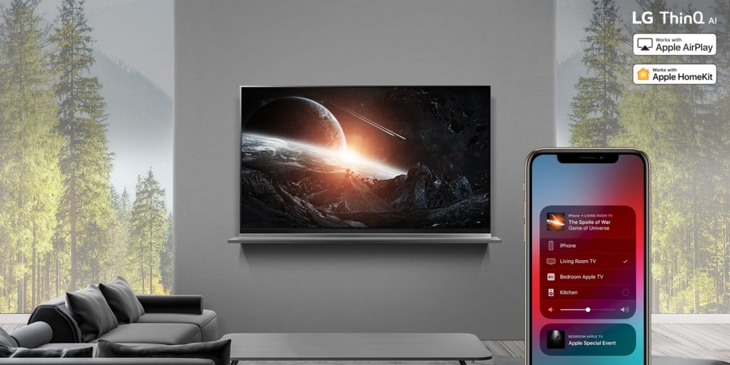 LG adds Apple AirPlay 2 and HomeKit to Thinq AI TVs