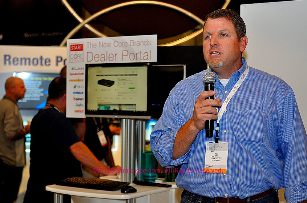 Photo of Joe Roberts from 2017 CEDIA Show