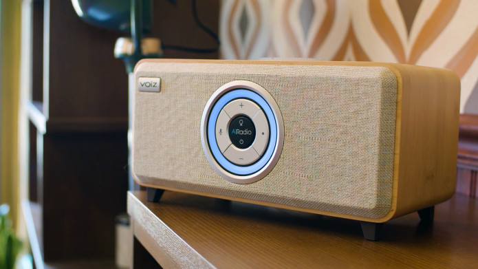 Photo of Voiz AiRadio Duo VR-80 in light finish